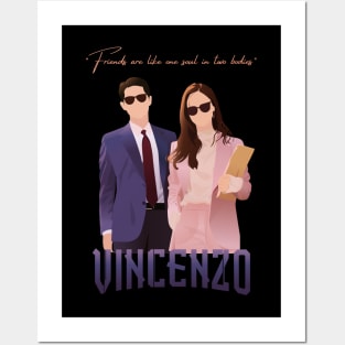 Vincenzo kdrama Posters and Art